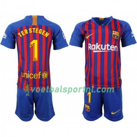 FC Barcelona Ter Stegen 1 Kind Thuis Tenue 2018-19